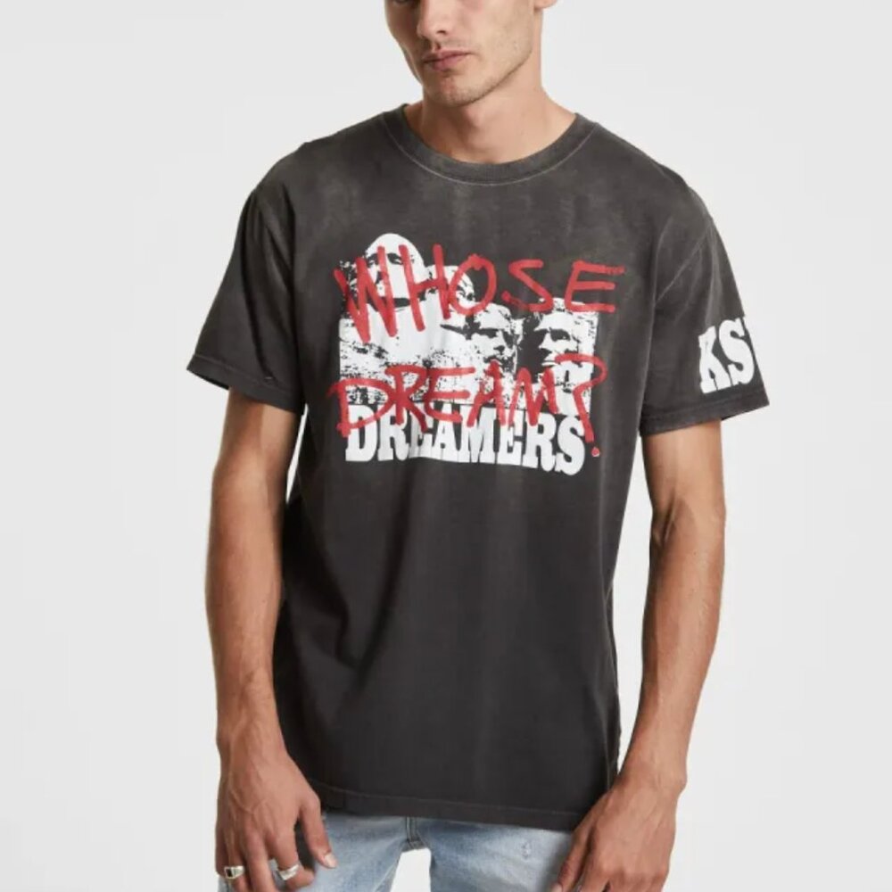 Ksubi dreamer kah print t-hirt